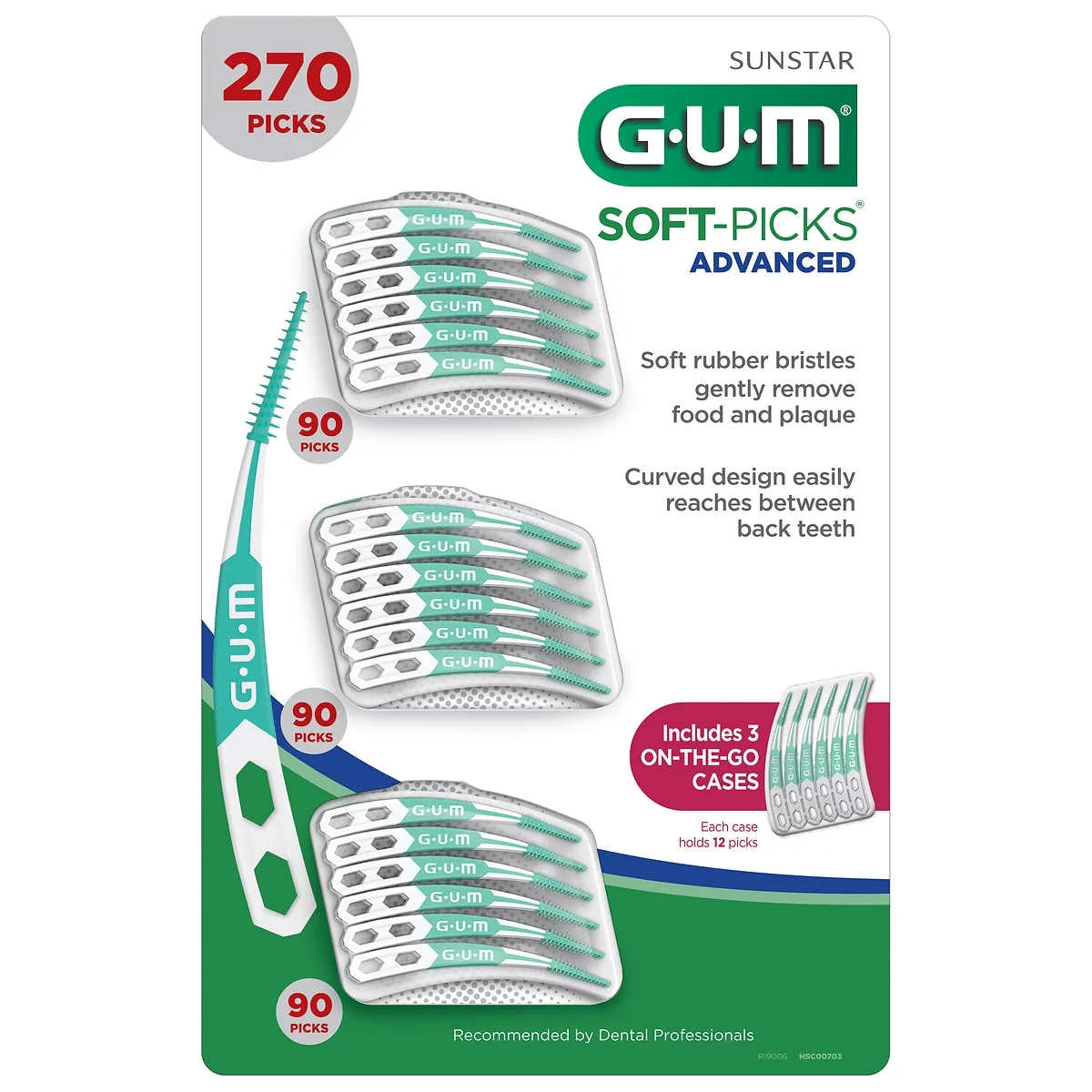 Gum Soft Picks Advanced, 270-count Z471