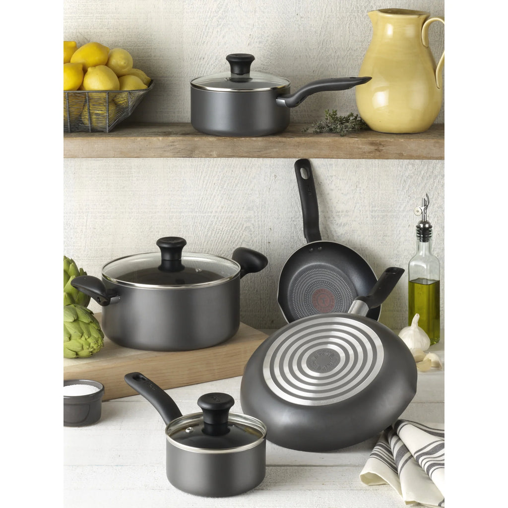 10 Piece Non-Stick Black Cookware Set M327