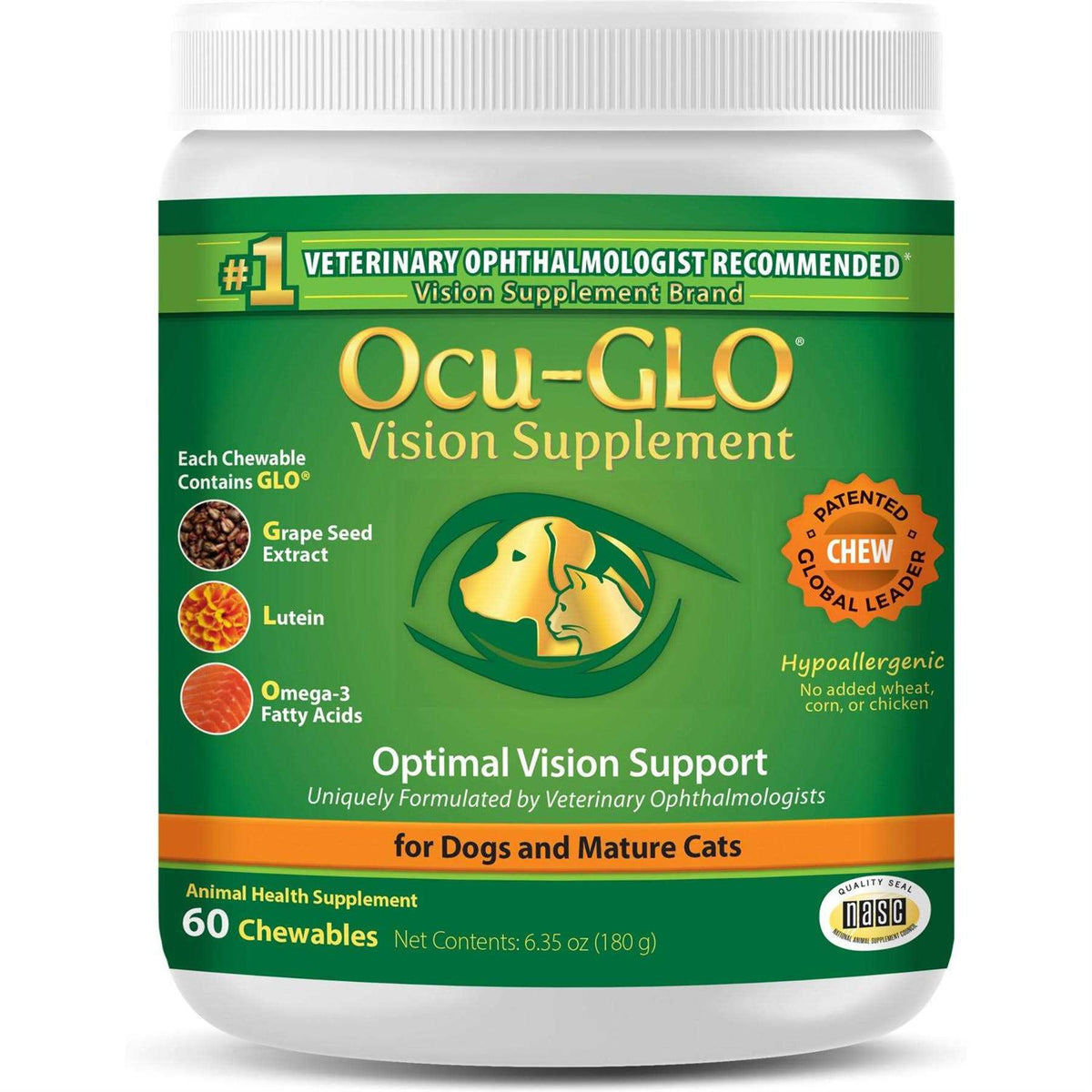 Vision Supplement Chewables for Dogs and Cats H62665