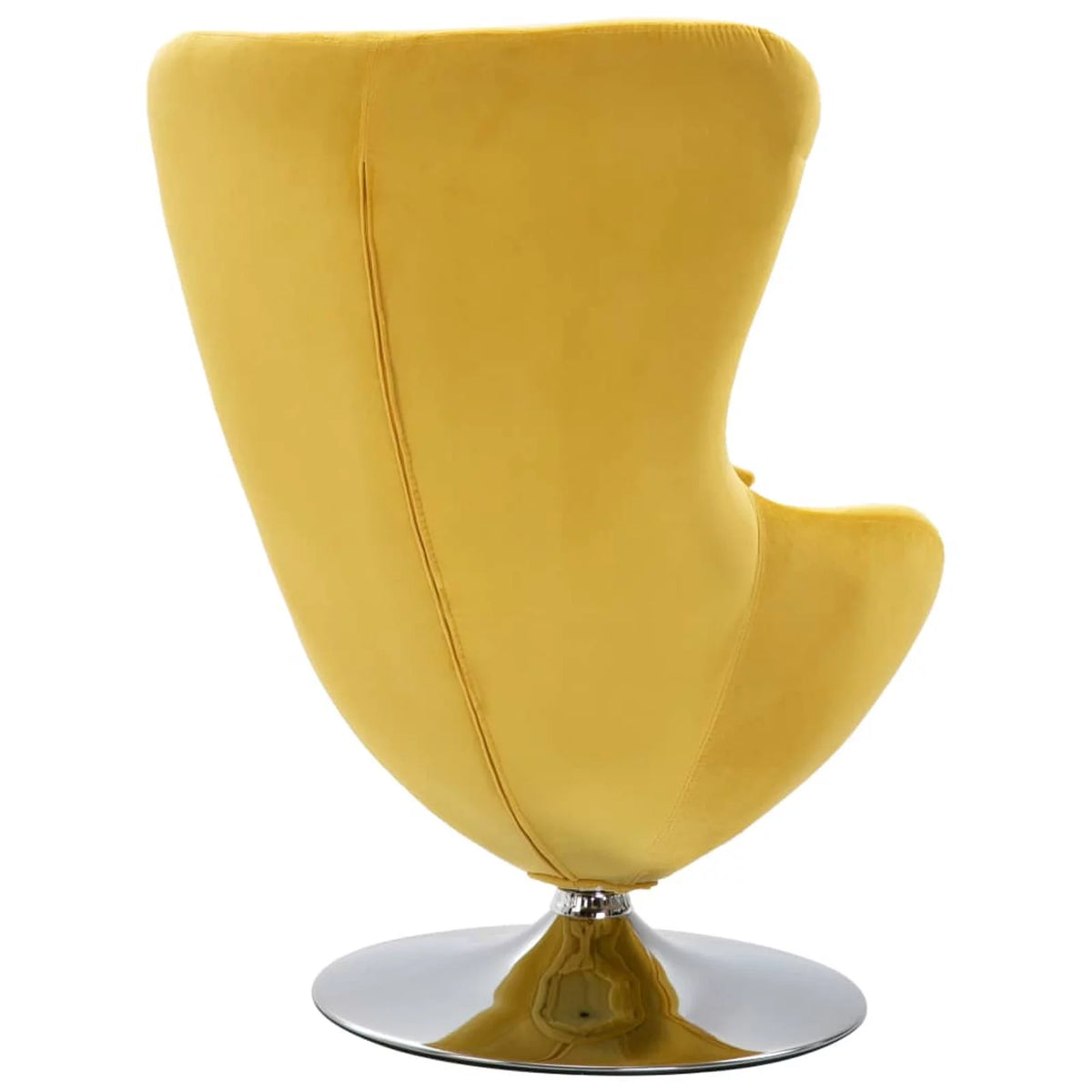 Swivel Egg Chair with Cushion Yellow R56586