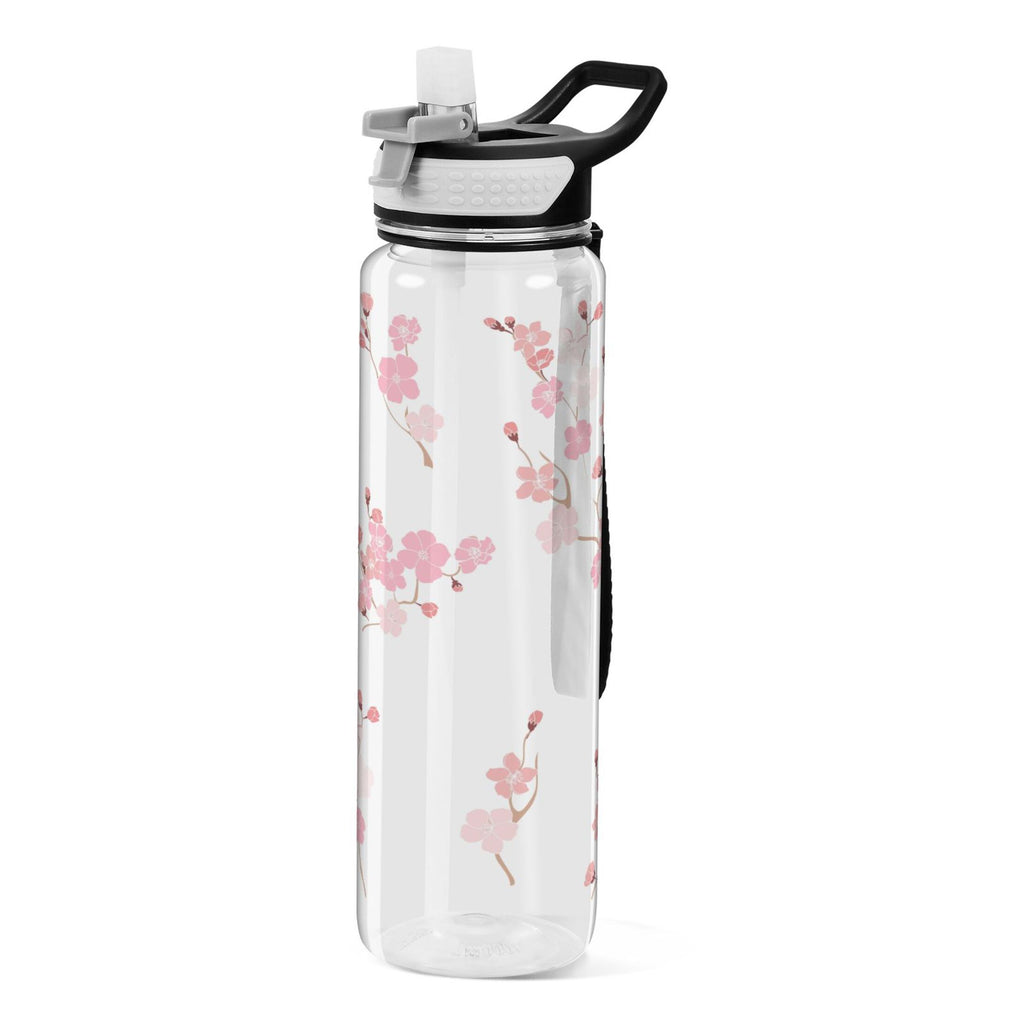 Pink Flowers Cherry Floral Branch 32oz Tritan Leakproof Sports Bottle D13429