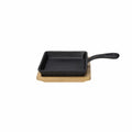 Cast Iron Square Frying Pan with Trivet F7459