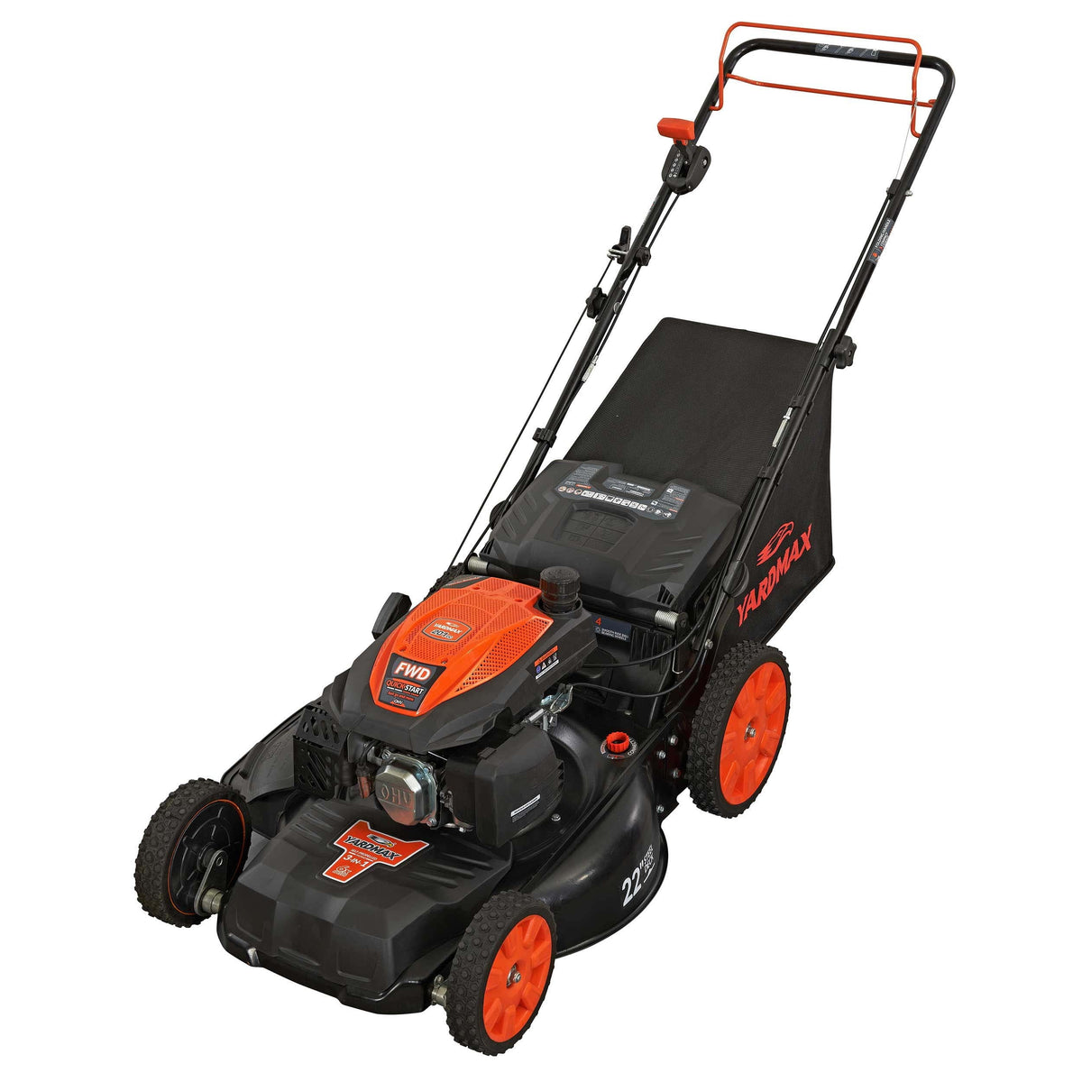 22 in. 201cc 6 Speed Gas Self Propelled Lawn Mower H78249