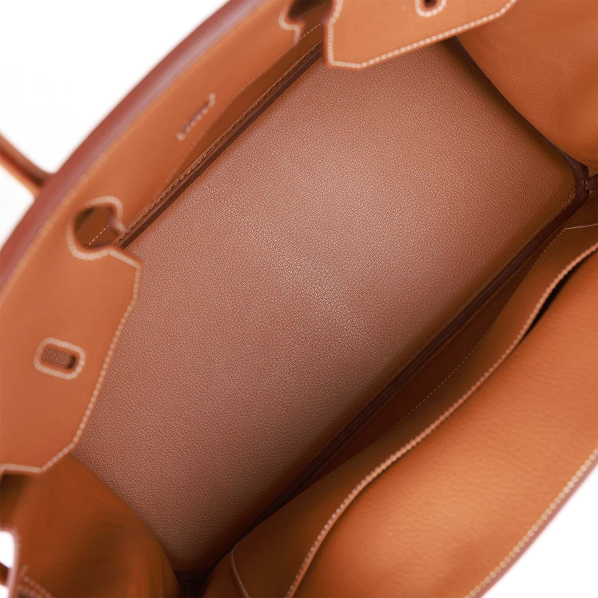 Gold Togo Leather Handbag Z885