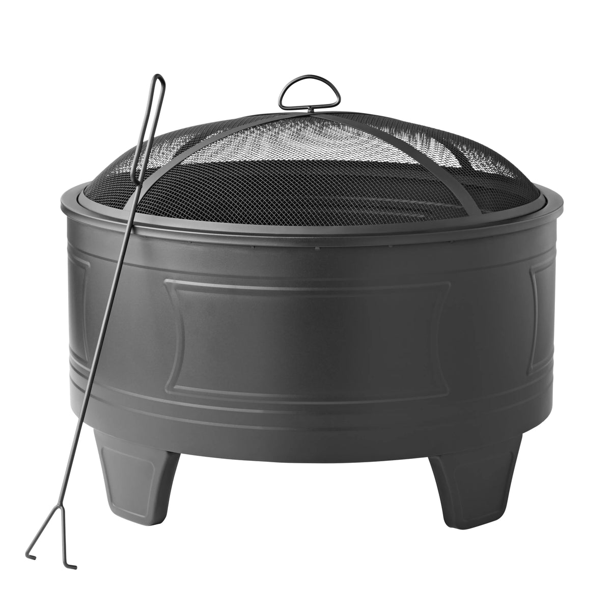 26" Wood Burning Steel Fire Pit Q23321