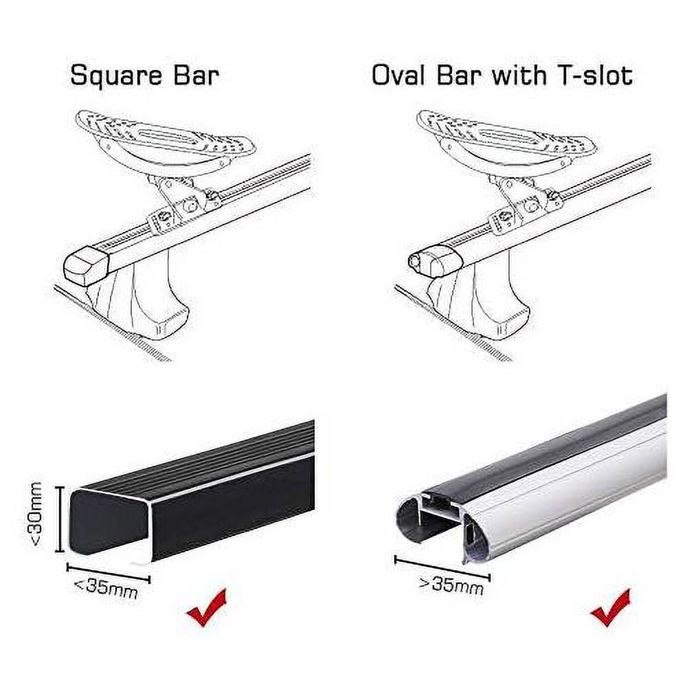 Kayak Roof Rack Universal Top Mount (Pack Of 4) H630291