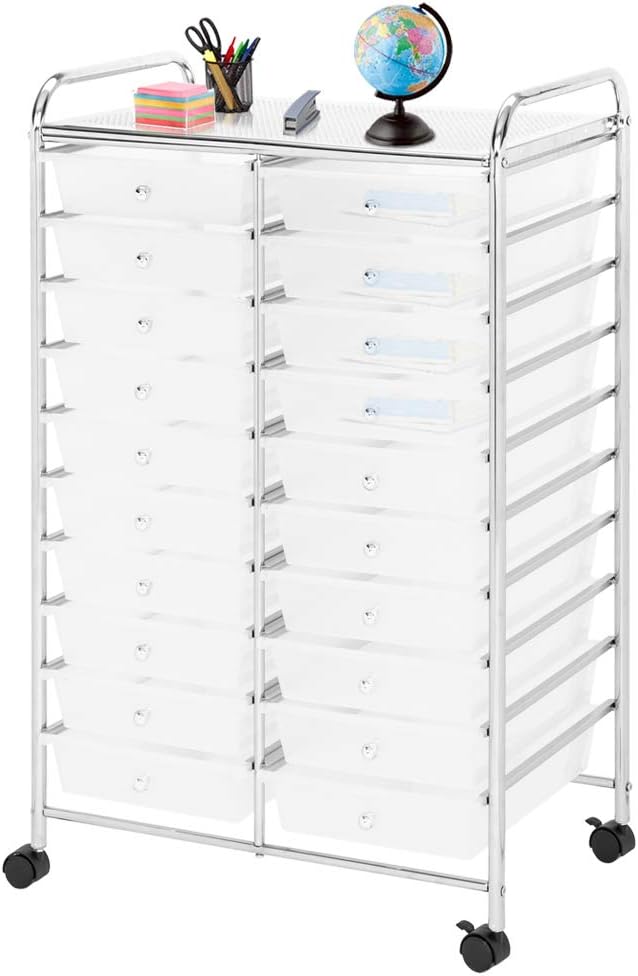 20 Drawer Rolling Storage Cart X435695