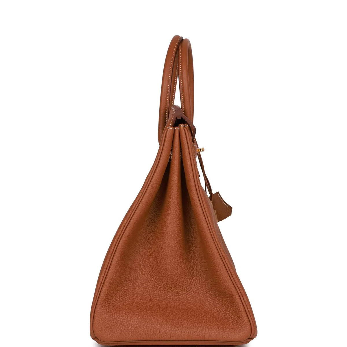 Gold Togo Leather Handbag Z885