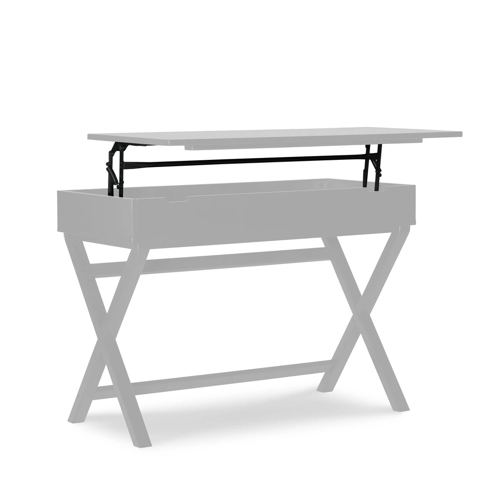 White Lift Top Desk R191