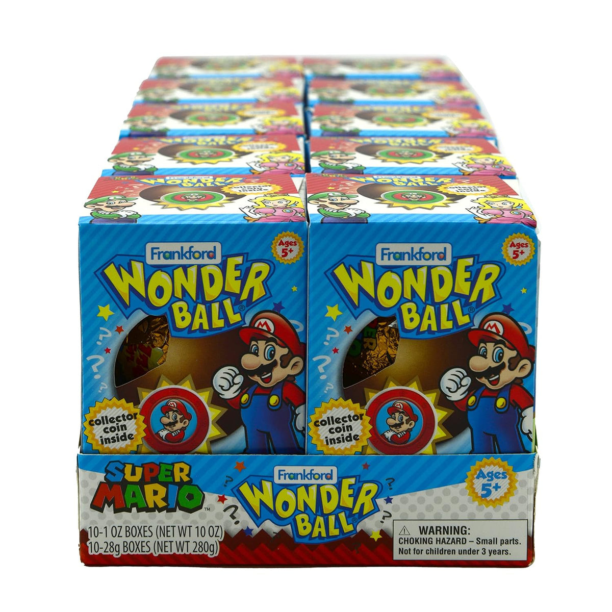 10 Pack Milk Chocolate with Surprise Collectible Coin C48188