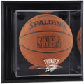 Black Framed Wall-Mounted Basketball Display Case B938
