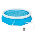10' x 30" Round Inflatable Above Ground Pool Set O383051