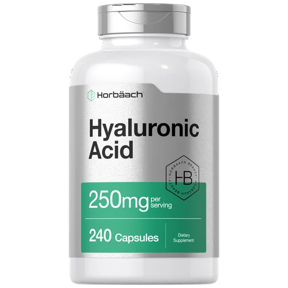 Hyaluronic Acid Capsules 250 mg 240 Count J866