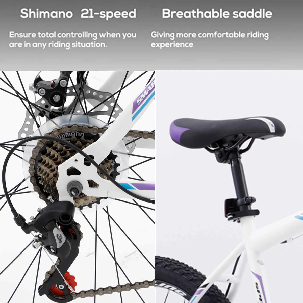 Purple 21-Speed 26 Inch Mountain Bike R194745