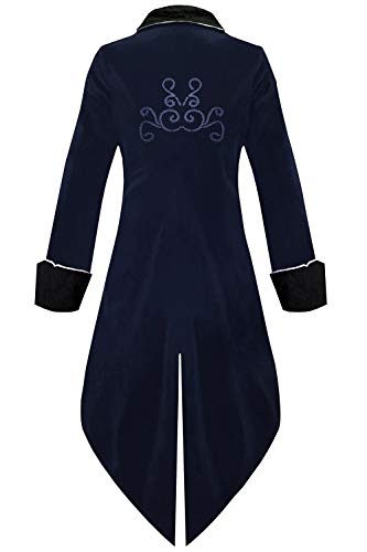 Medieval Steampunk Tailcoat Halloween Costumes Jacket G19174