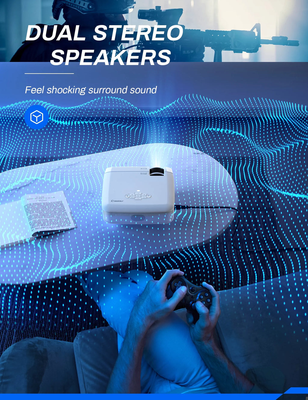 Mini Portable HD 720P Projector B328757