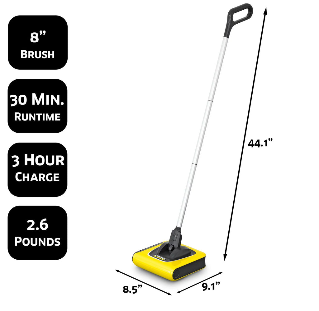Cordless Electric Broom and Floor Sweeper H9692