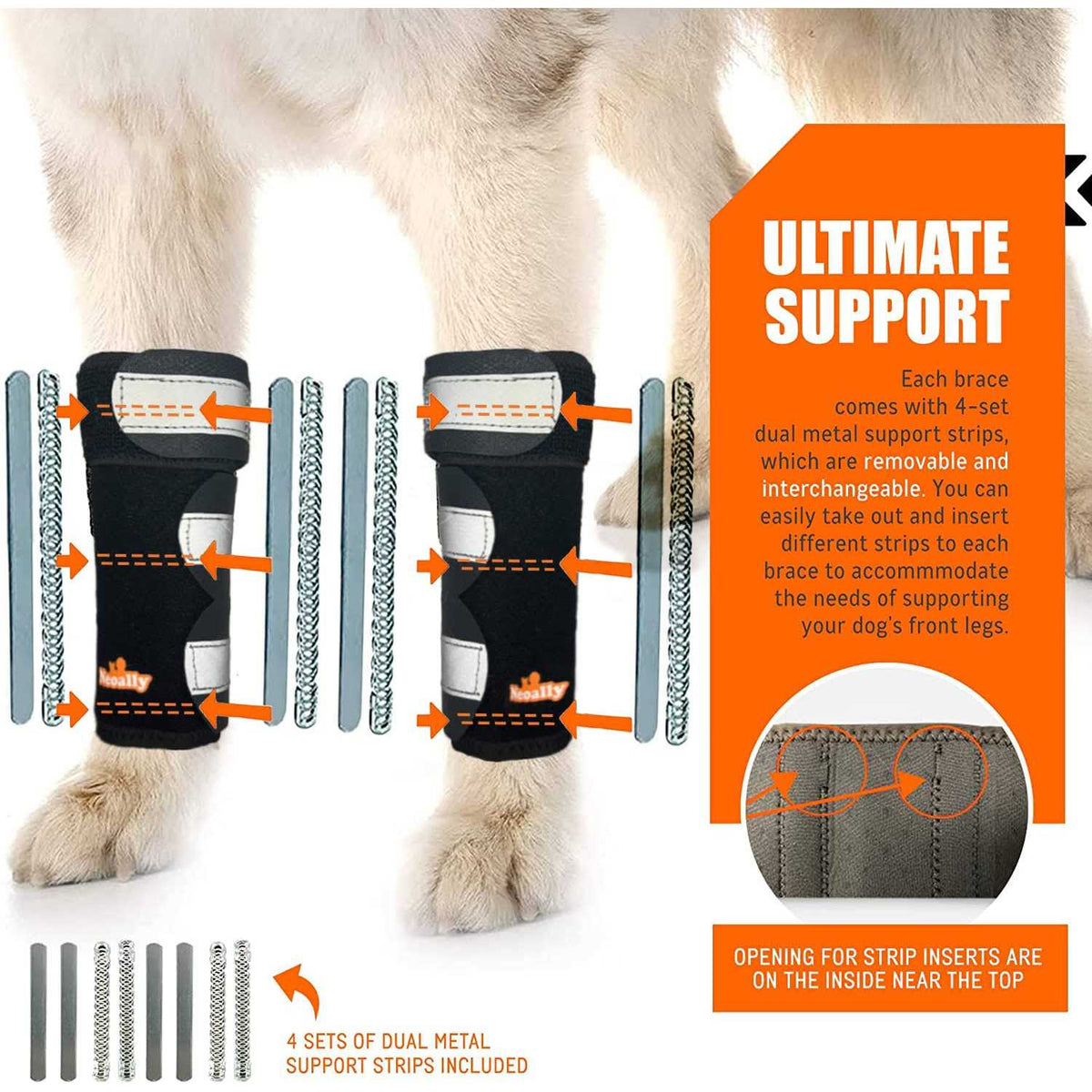 3-in-1 Dog Front Leg Support Brace C35637