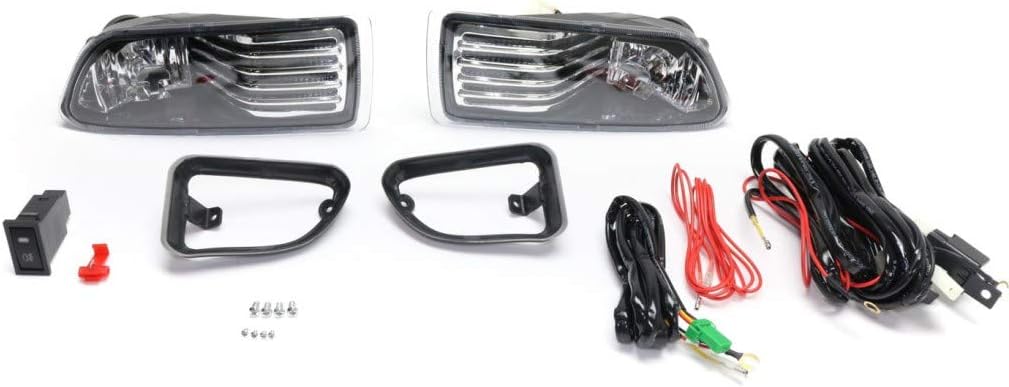 Pair Halogen Fog Light Assembly with Clear Lens P617391