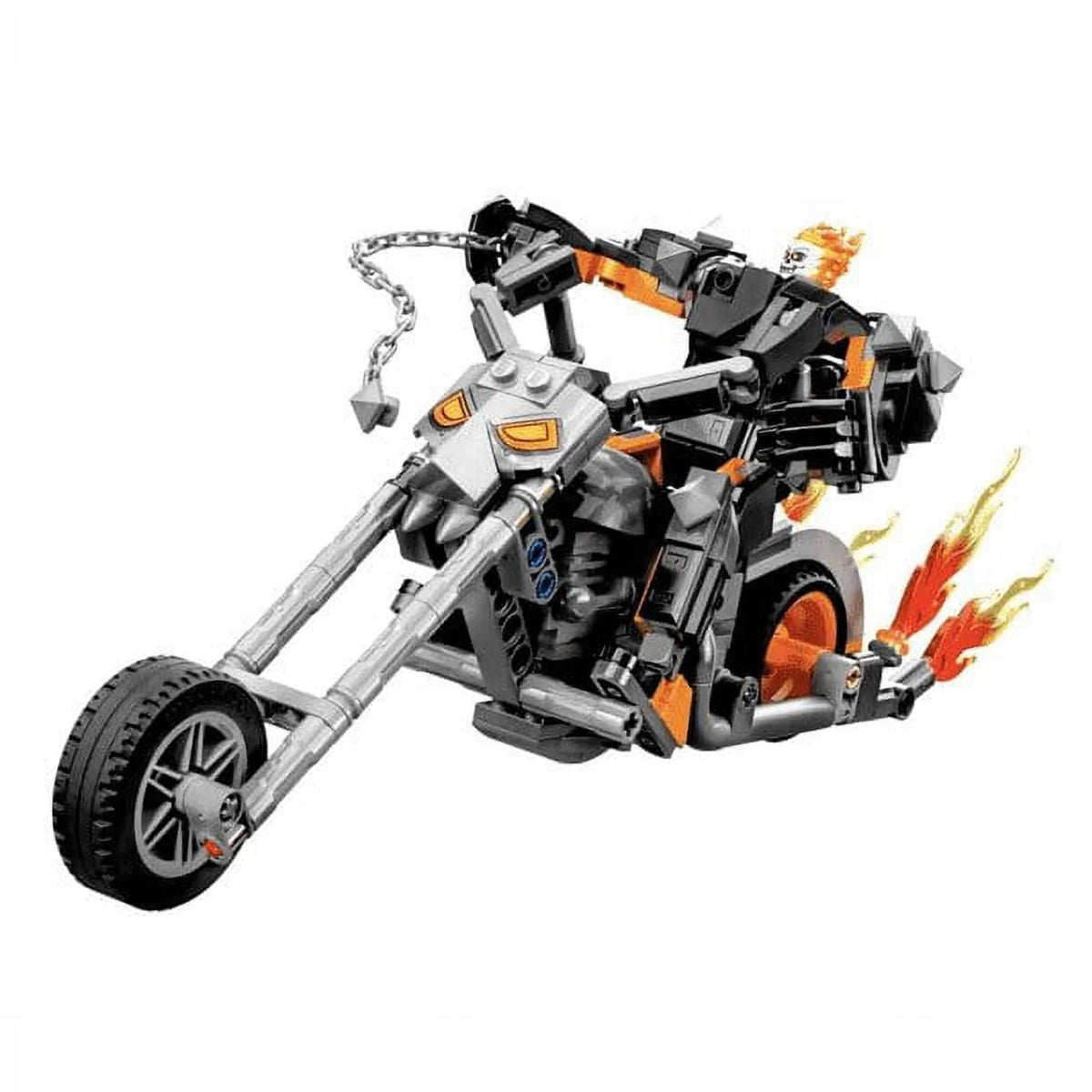 Lego Marvel Ghost Rider Robot and Motorbike 76245 C858