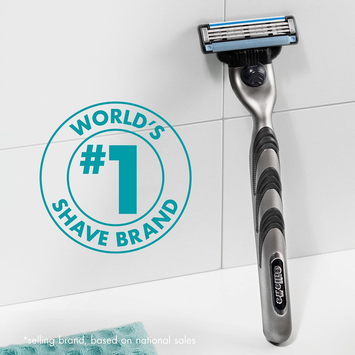 1 Razor Handle + 2 Blade Refills Razor Q999660