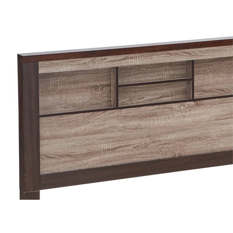 King Bed in Gray and Brown Y63470