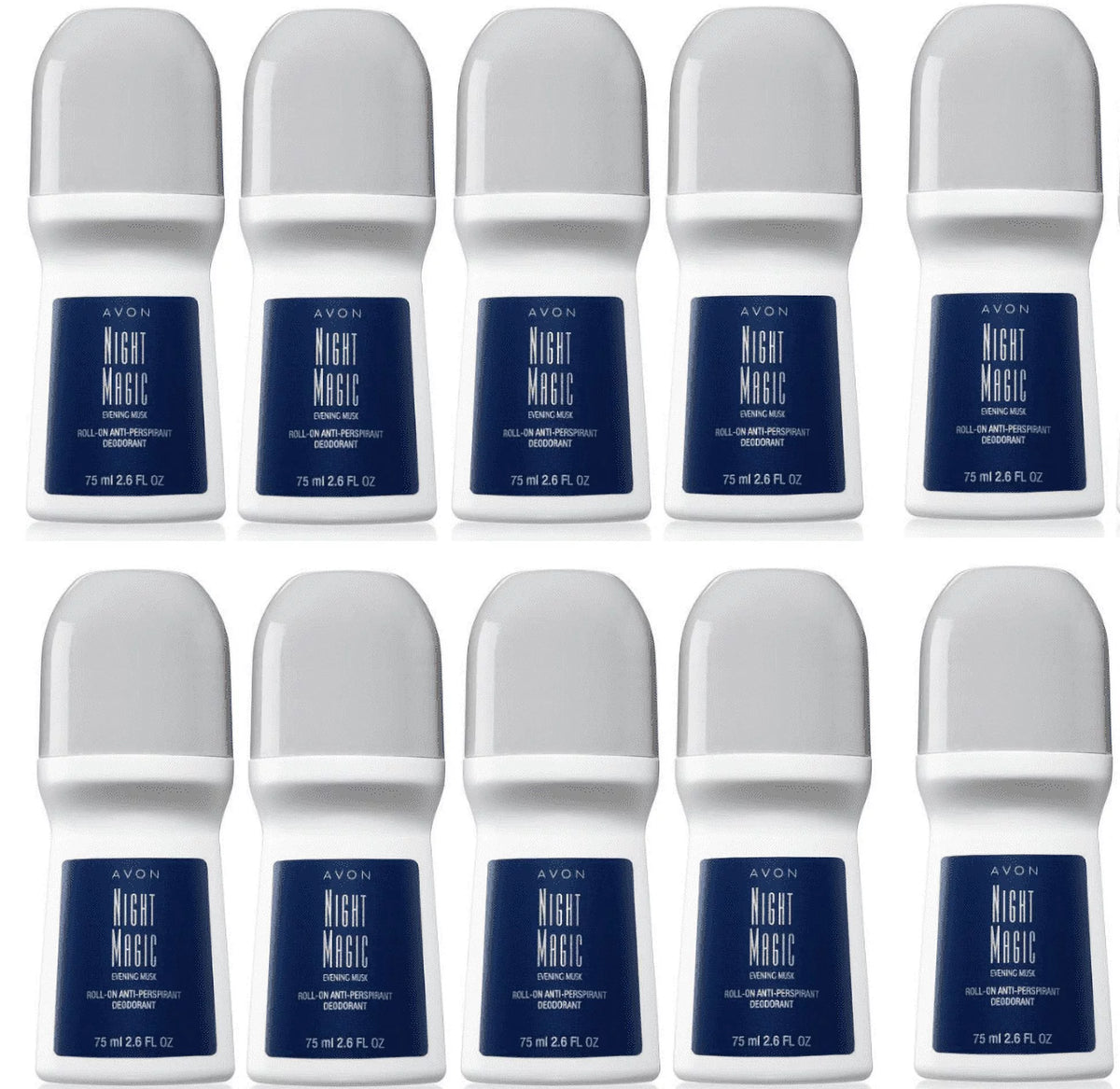 Evening Musk Roll-On Antiperspirant 75 ml Set of 10 E46491