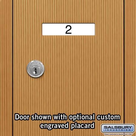 Brass Vertical Mailbox, 7 Doors B182