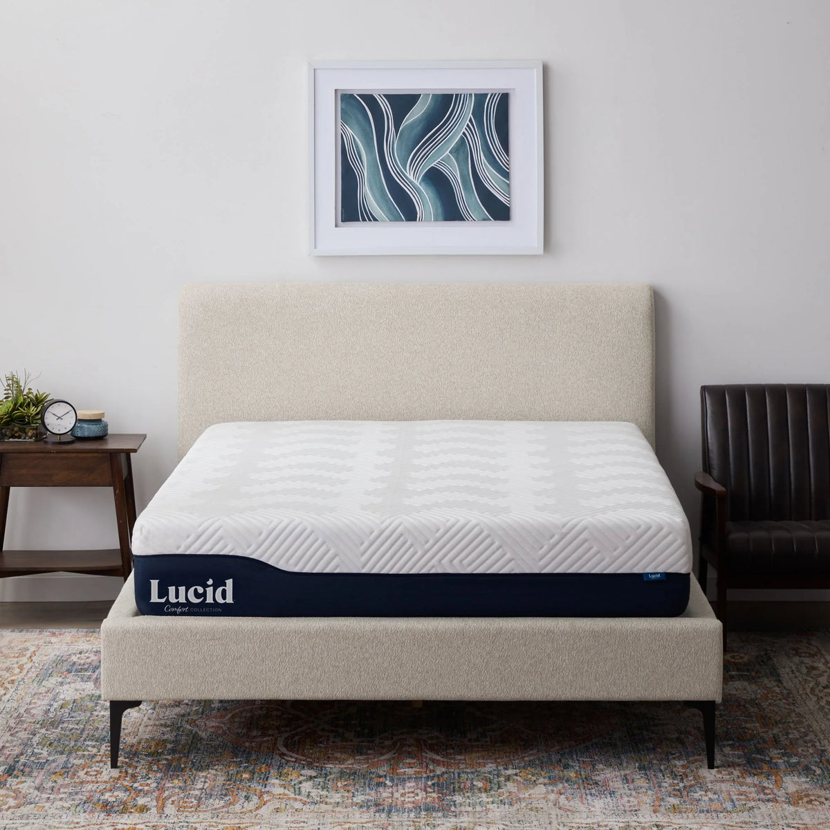 10 Gel Aloe Hybrid Memory Foam Mattress Queen R853