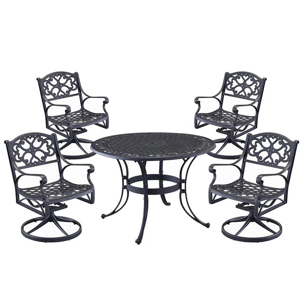 Brown Aluminum Outdoor Dining Table W15642