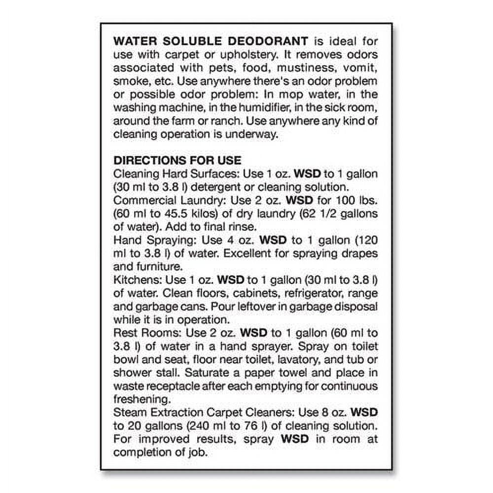 Lemon Scent Deodorant, 1 gal Bottle, 4/Carton Q524870