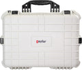 Large 20 Inch Protective Camera Case with Foam (White) B657