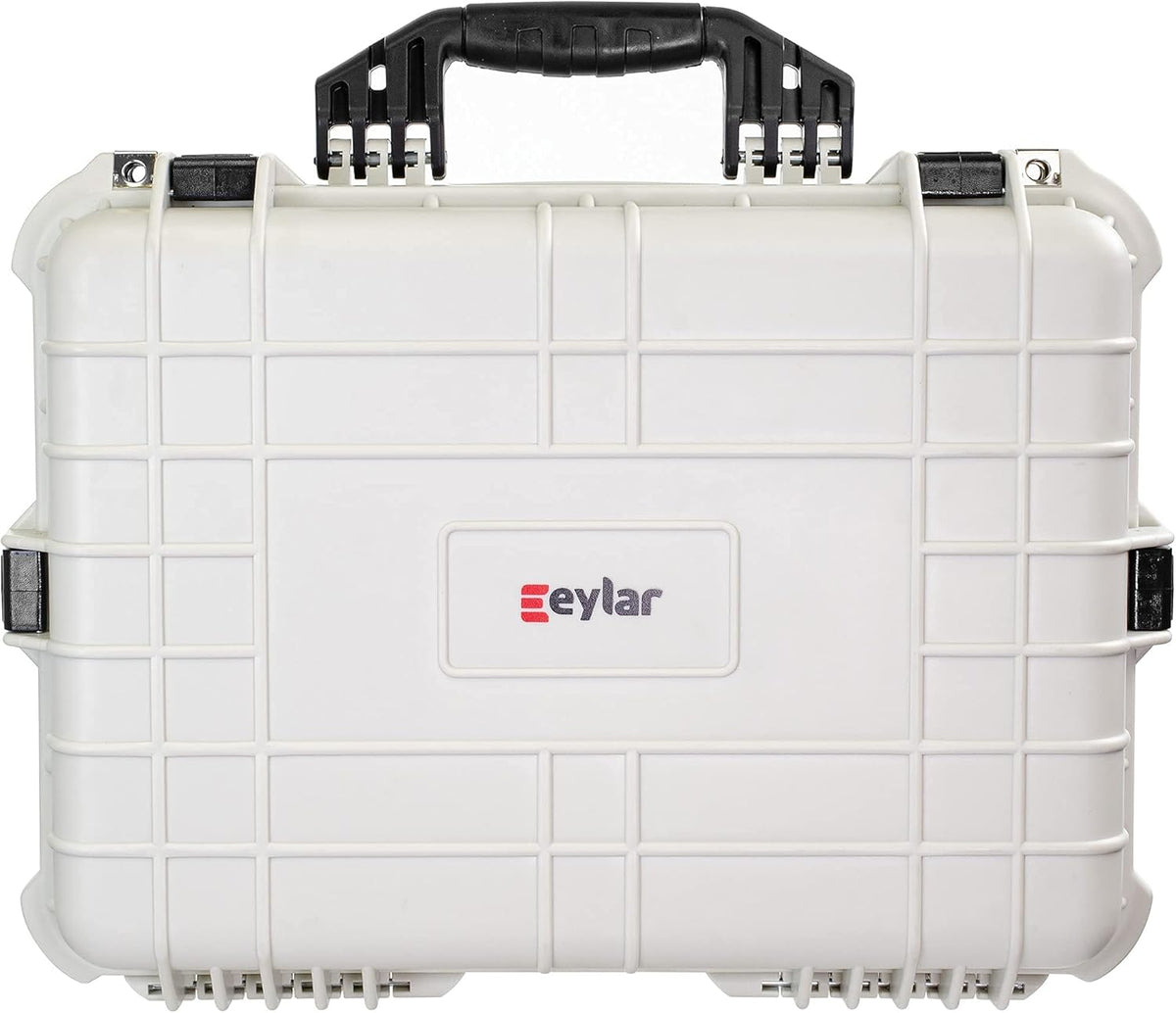 Large 20 Inch Protective Camera Case with Foam (White) B657