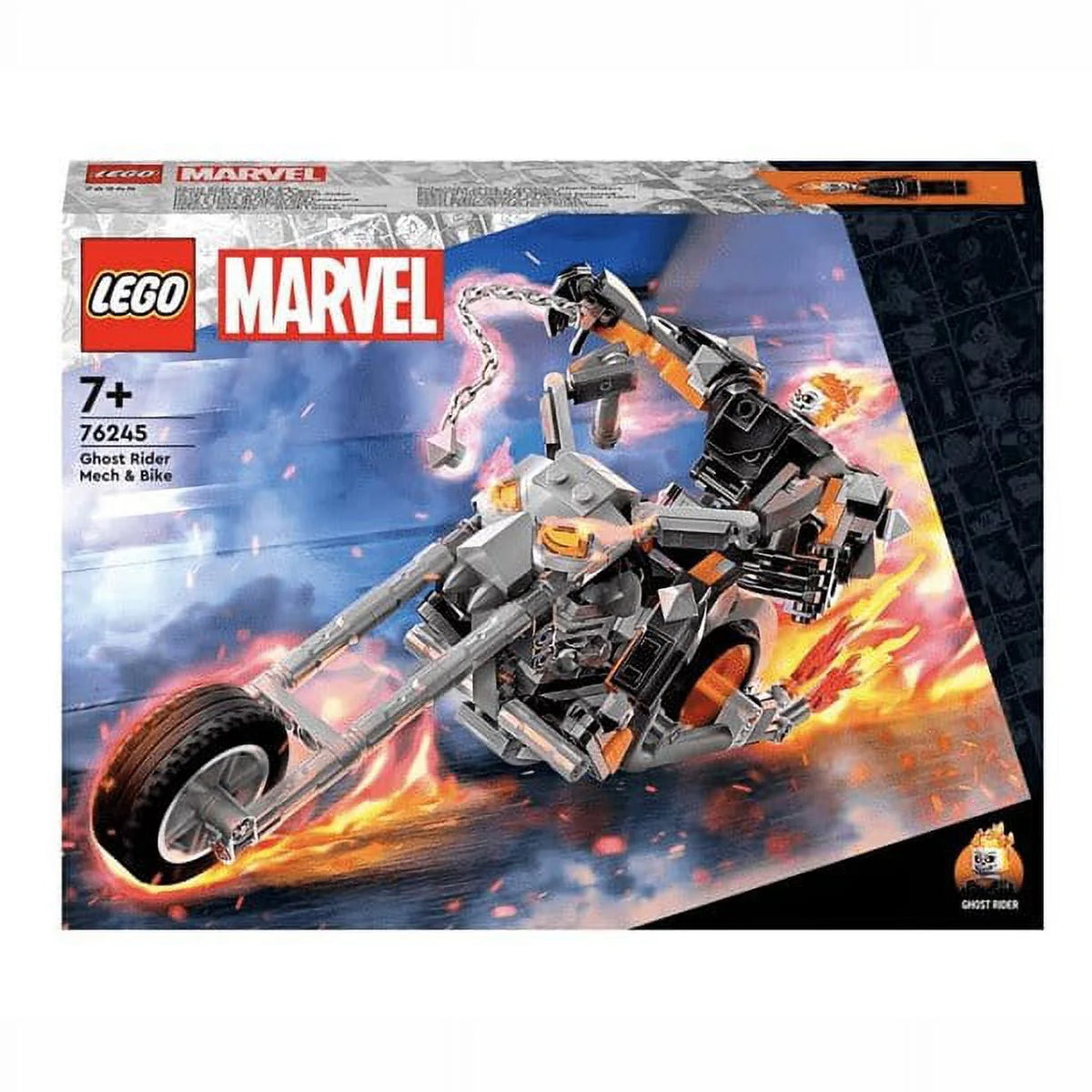 Lego Marvel Ghost Rider Robot and Motorbike 76245 C858