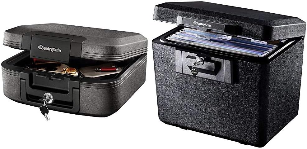 Fireproof and Waterproof Document Safes with Key Lock E9696
