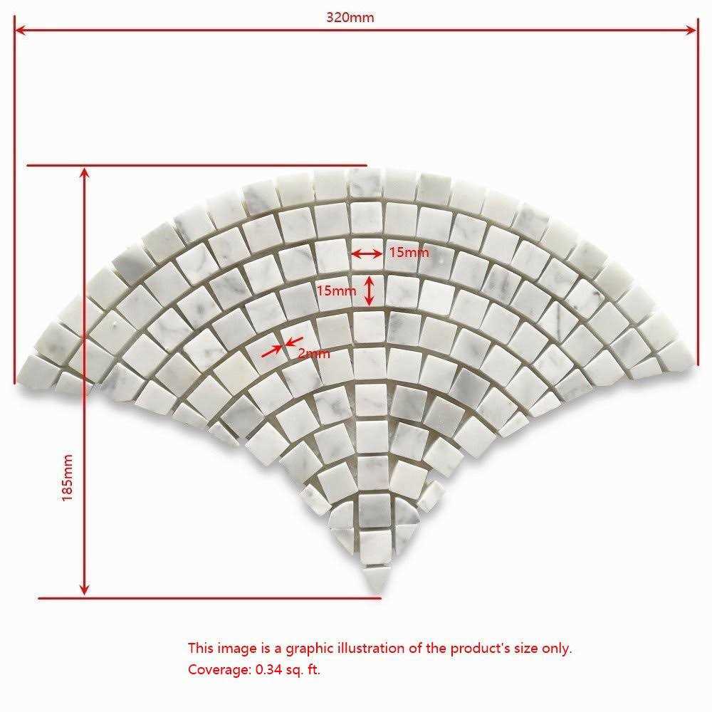 13 x 7 Marble Mosaic Sheet Subway Wall & Floor Tile J46803