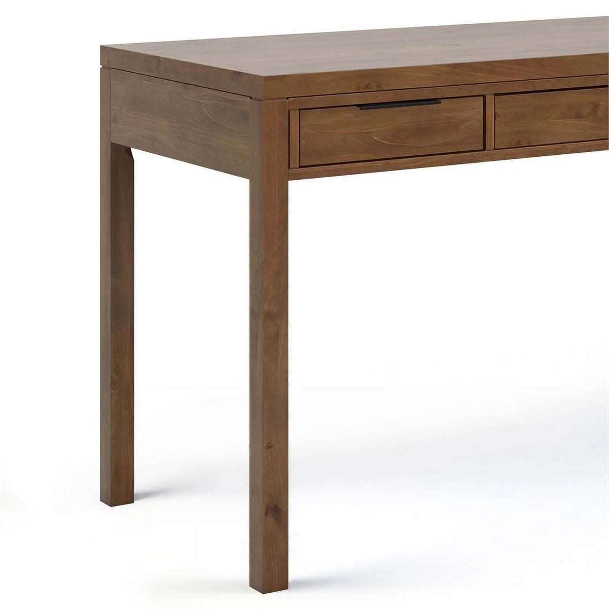 Solid Wood Contemporary 60 " Desk in Medium Saddle Brown K1181