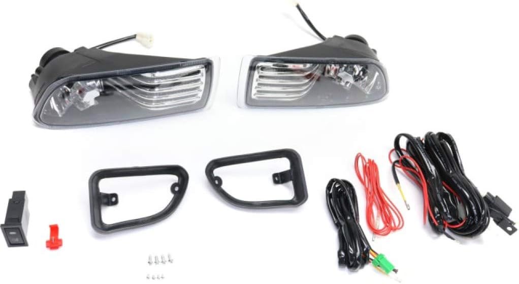 Pair Halogen Fog Light Assembly with Clear Lens P617391