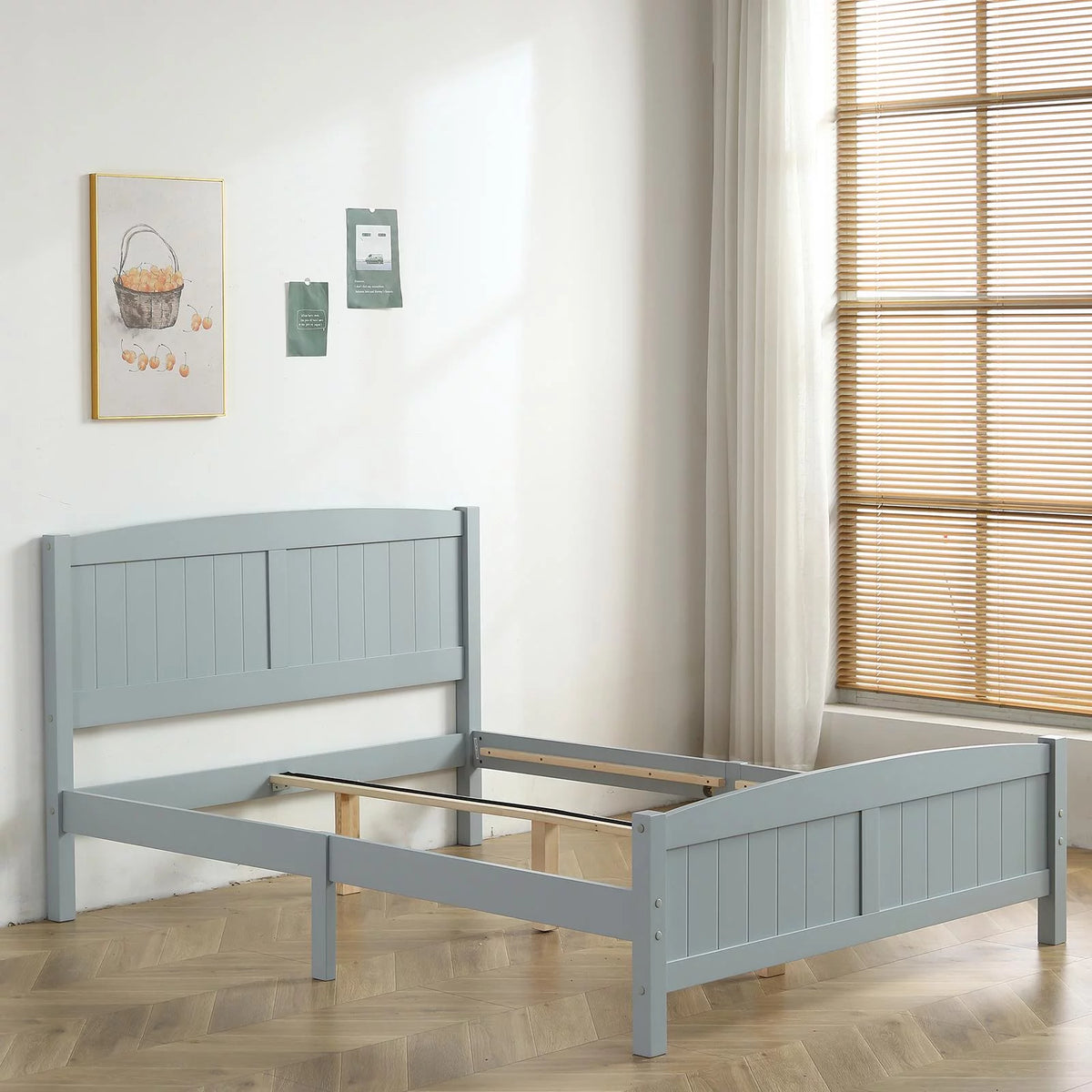 Full Bed Frame with Headboard E67632