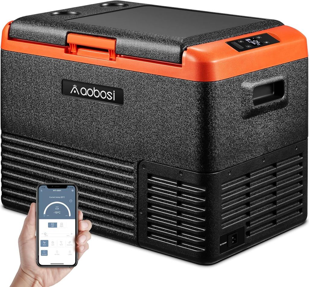 12 Volt Car Refrigerator 32 Quart (30L) Portable Freezer Single Zone Electric Compressor Cooler Q24178