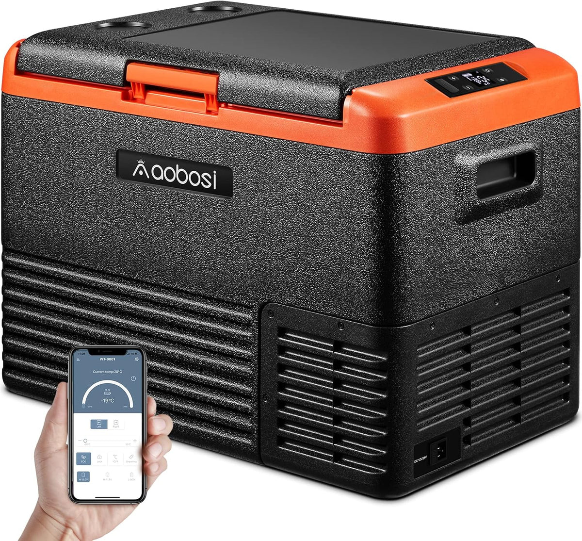 12 Volt Car Refrigerator 32 Quart (30L) Portable Freezer Single Zone Electric Compressor Cooler Q24178