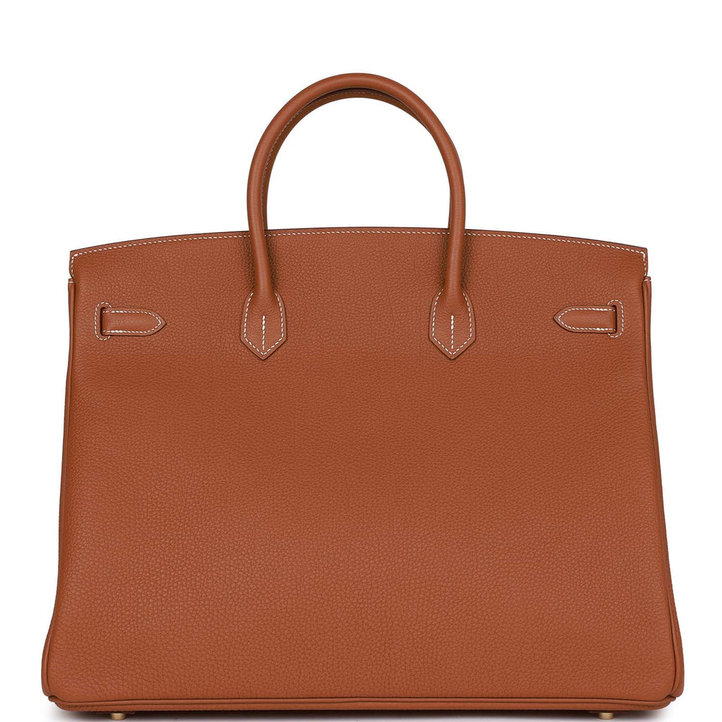 Gold Togo Leather Handbag Z885