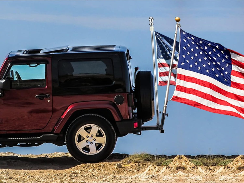 Trailer Hitch Flag Pole Holder with Bolts K465