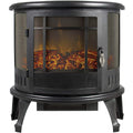 Black Free Standing Electric Fireplace Stove B687