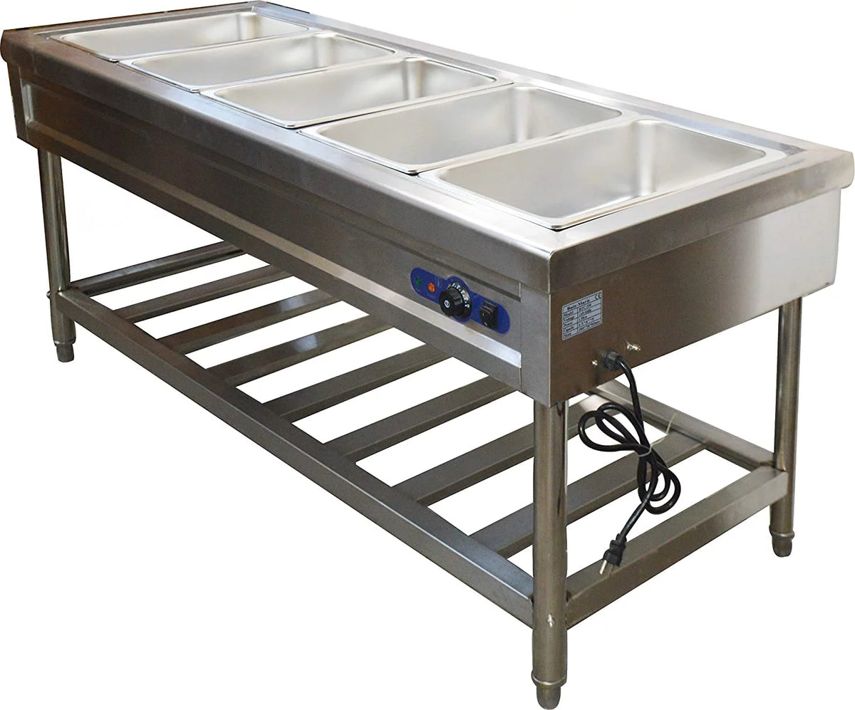 5 Pan Food Warmer Stove with Bracket W944