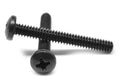 Black Zinc Plated #6-32 x 7/8 Coarse Thread Machine Screw K848