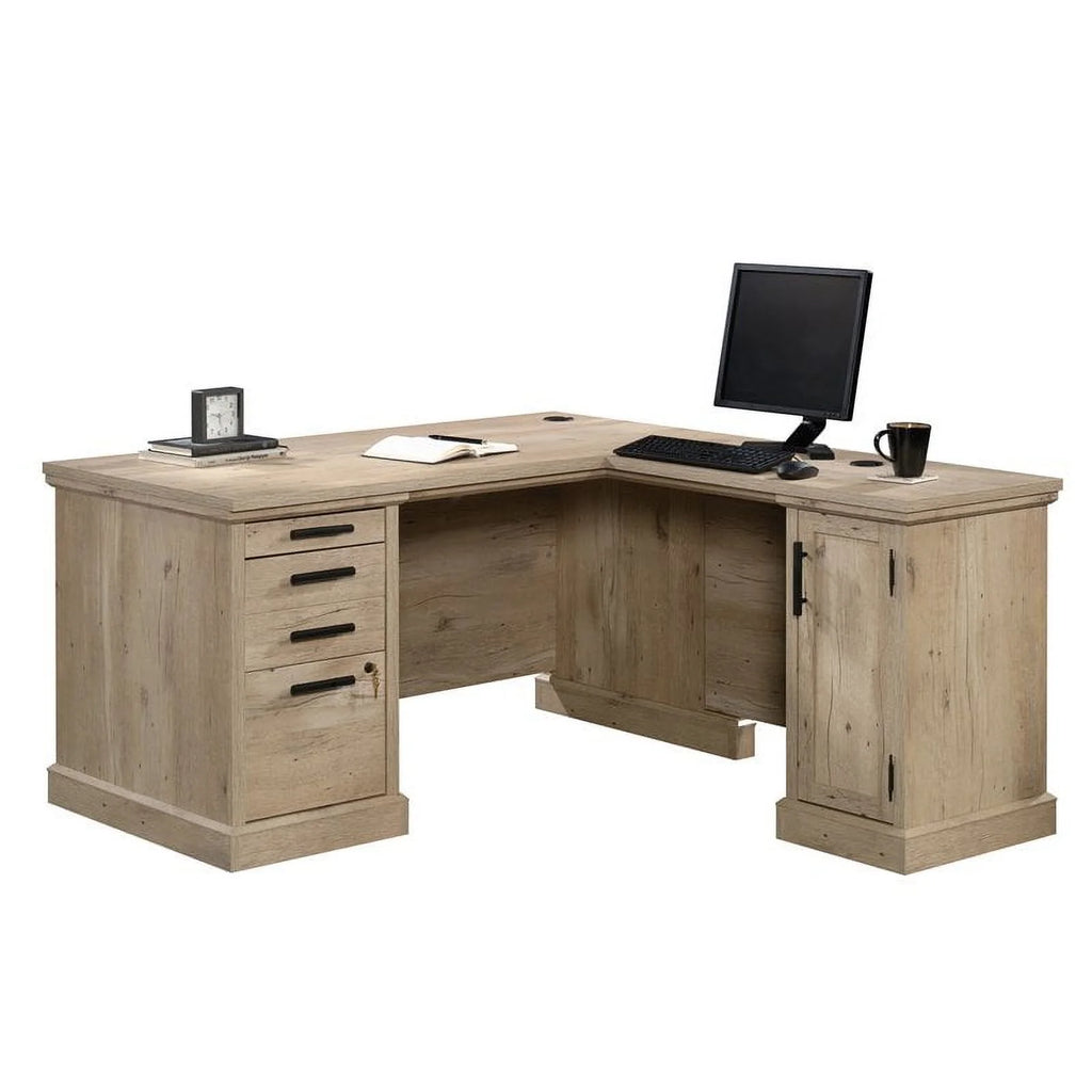 2-Piece L-Shaped Desk & Filing Cabinet Set D101376