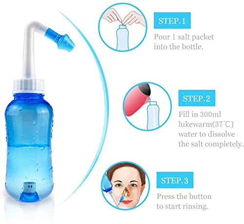 Neti Pot Nasal Wash Bottle BPA Free Q65919