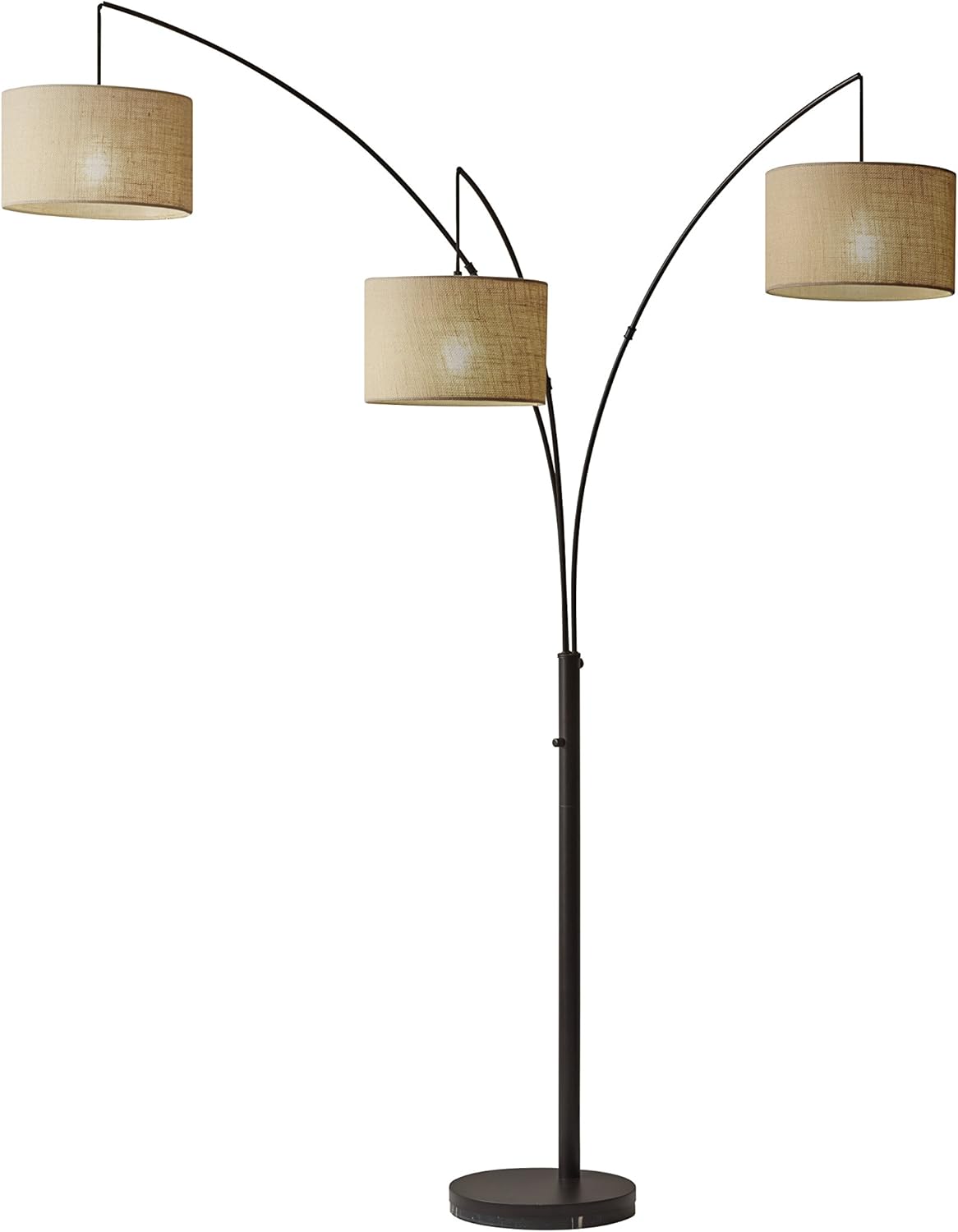 Arc Floor Lamp Brushed Steel H87715