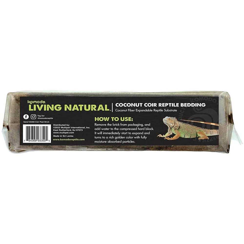 Natural Coconut Coir Reptile Bedding Brick X62289